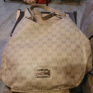 Bebe triple compartment hobo bag